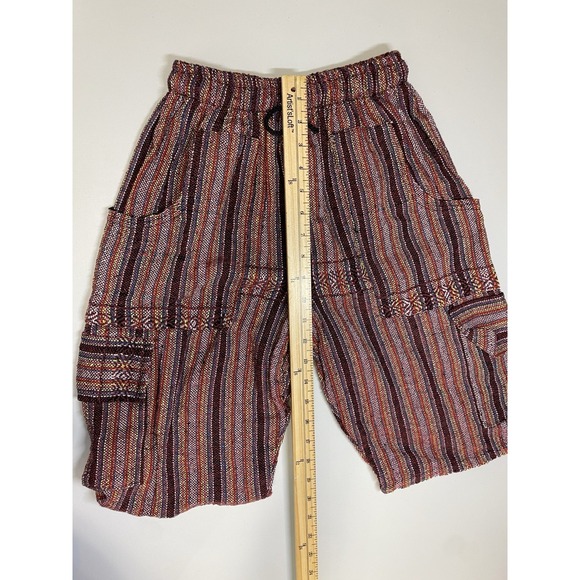 Bohemian Womens Outfit Free Size Shirt Small Shorts Hippie Festival Gypsy India - Picture 15 of 16